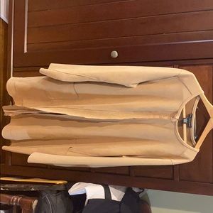 Camel colored suede jacket